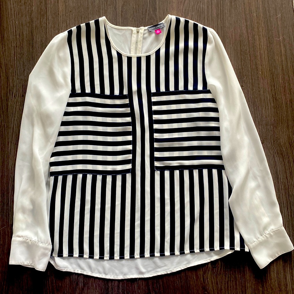 Vince Camuto Striped Blouse